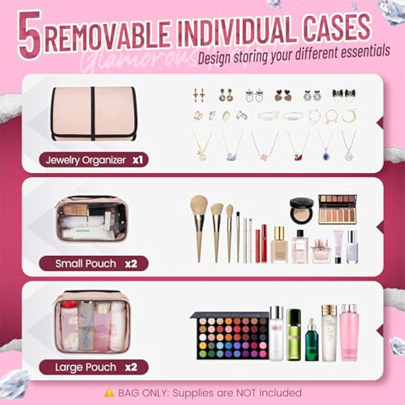 womens fashion travel makeup storage bag