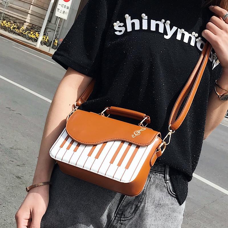 music lovers piano shaped bag