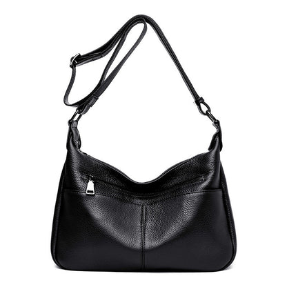 ladies shoulder bag head layer calfskin