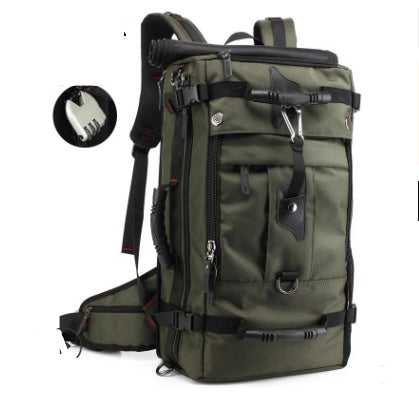 new double shoulder bag oxford cloth bags male outdoor backpack large capacity baggage bag multifunction hiking bag