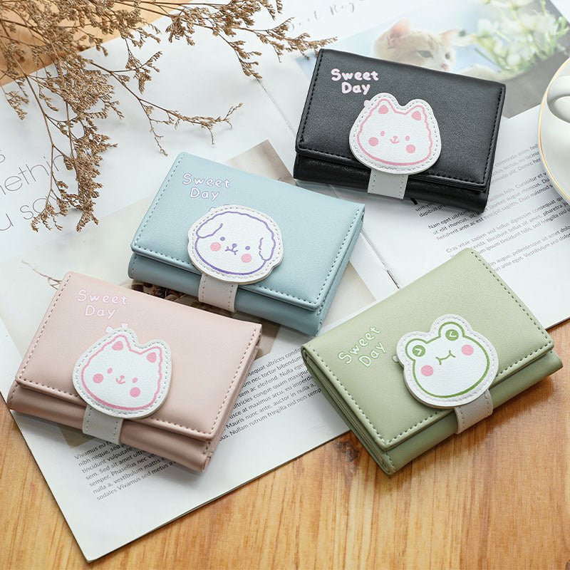 cute short cartoon coin purse for women