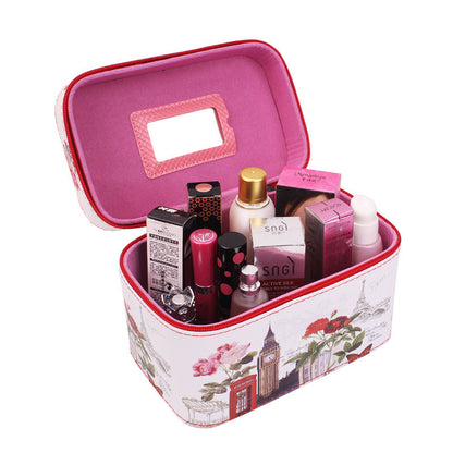 manufacturer korean lovable hand held cosmetic bag waterproof travel package make up toolbox