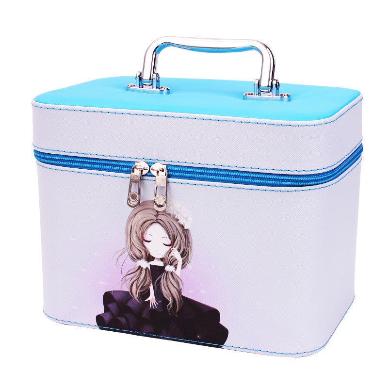 manufacturer korean lovable hand held cosmetic bag waterproof travel package make up toolbox