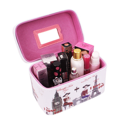 manufacturer korean lovable hand held cosmetic bag waterproof travel package make up toolbox