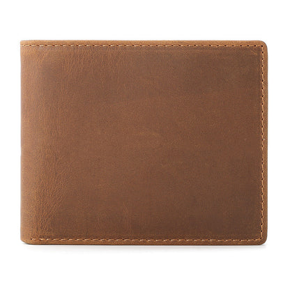 men wallet horizontal fashion cephalic layer leather