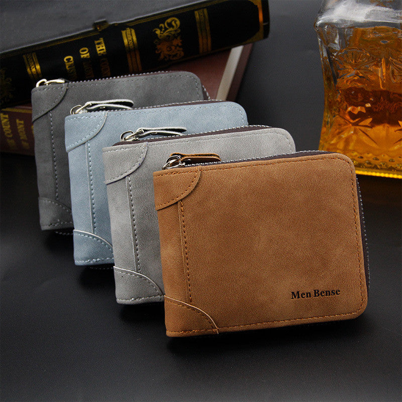 mens simplicity wallet fashion frosted