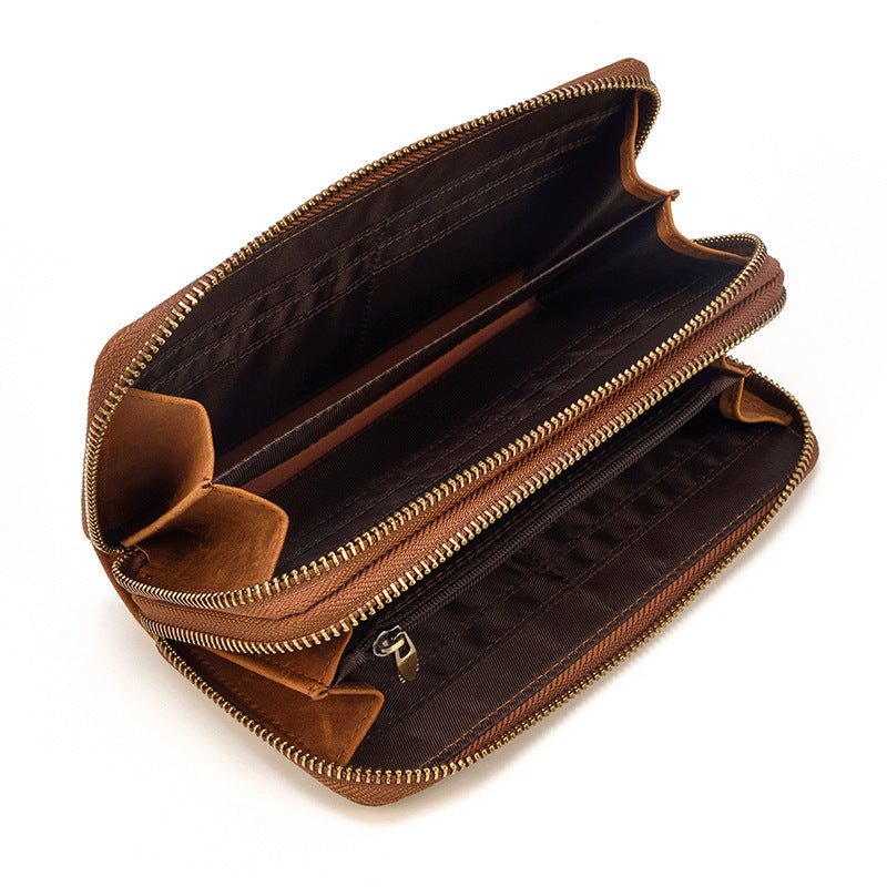 double zip wallet