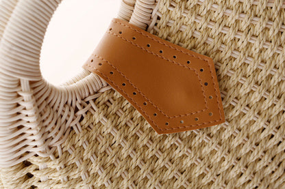 rattan handbag