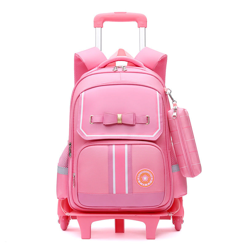 primary school children burden relieving backpack dual use