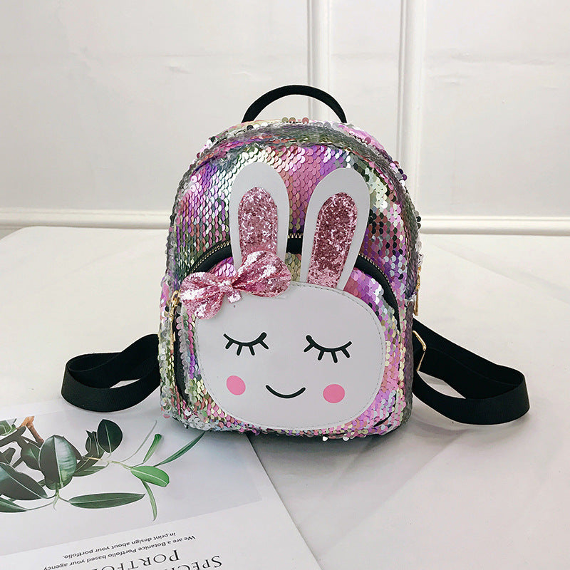 cartoon cute bunny backpack tide girl student school bag