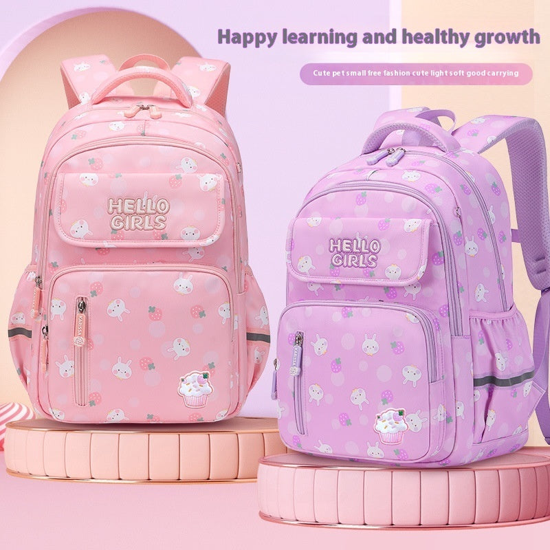 6 12 year old primary school childrens backpack large capacity schoolbag