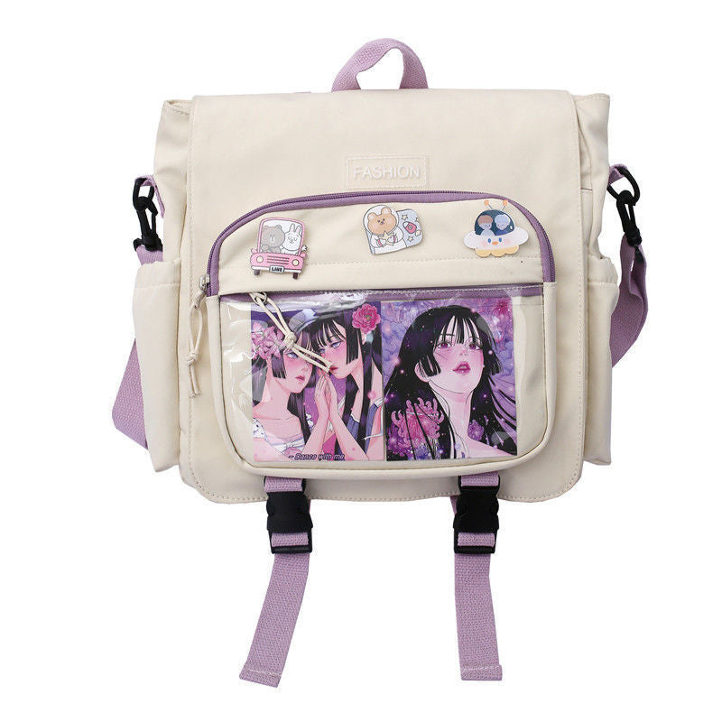 japanese girl student backpack can be one shoulder messenger bag