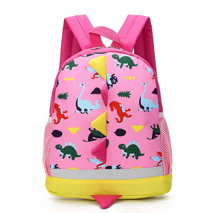 cartoon dinosaur childrens bag kindergarten schoolbag mens and womens backpack