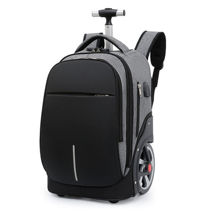 multifunctional trolley school bag with large capacity can climb stairs