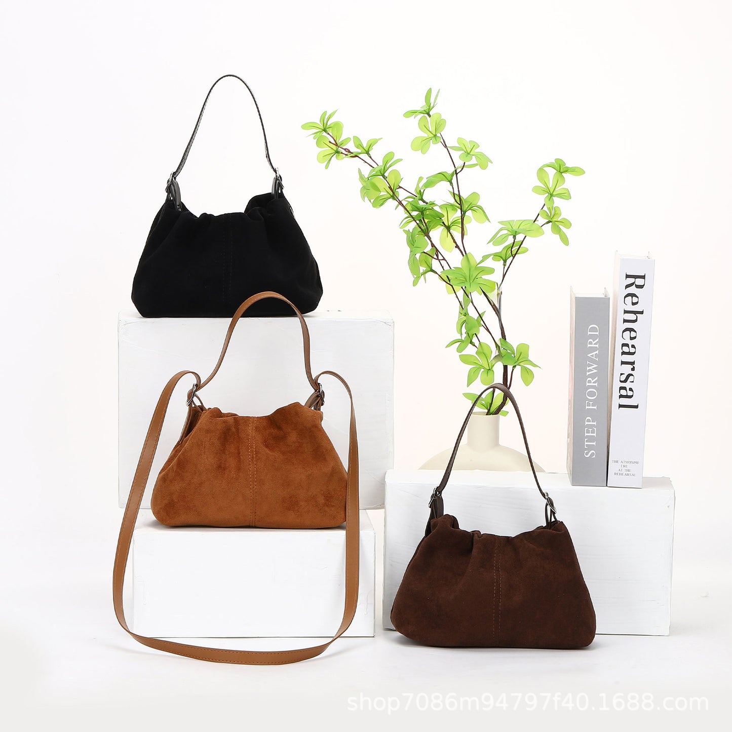 Rare Suede-look Bag For Women