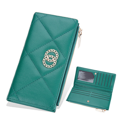 new wallet womens long zipper coin purse multi card slots wallet womens korean clutch