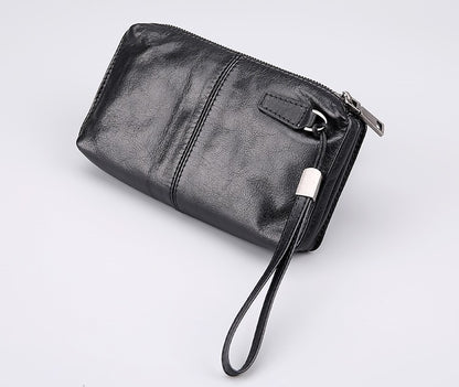 retro casual mens top leather wallet