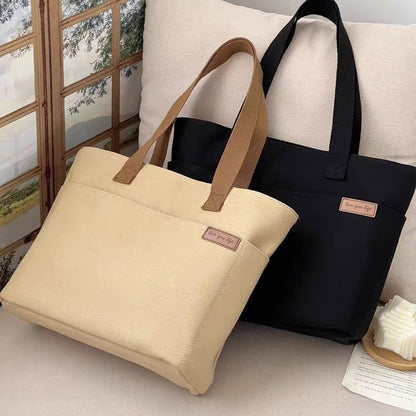 All-match Shoulder Bag Large Capacity Book Holding Student Class Commuting