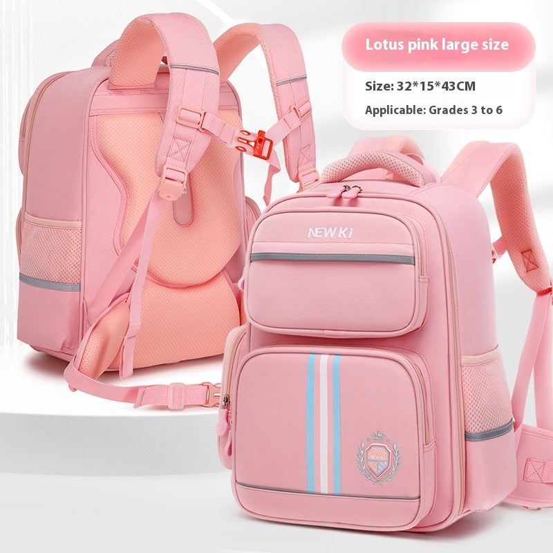 School Student Schoolbag Children's Waterproof Backpack Wear-resistant Men And Women