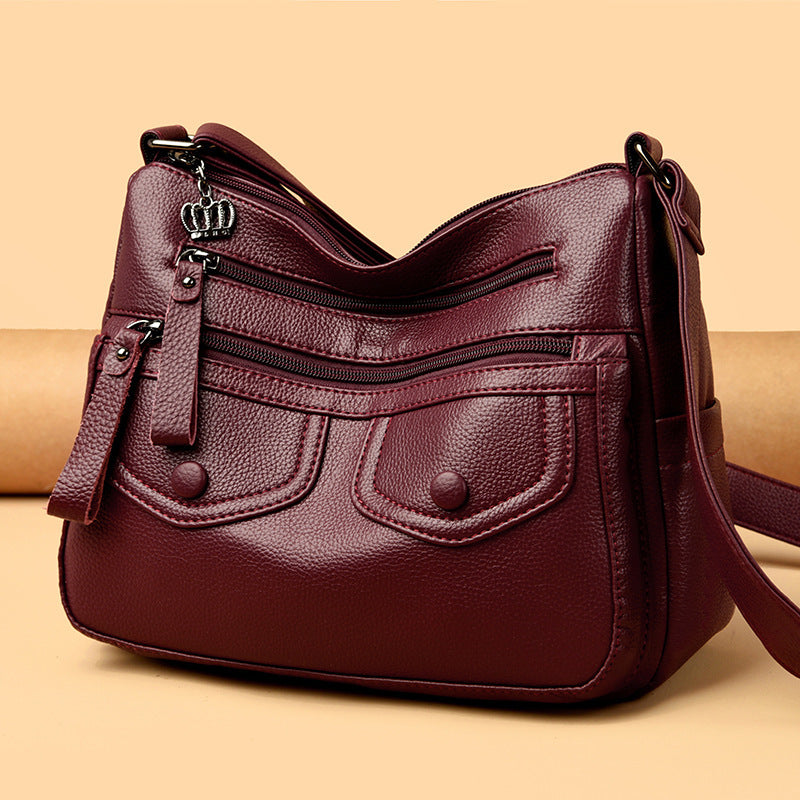 large capacity womens elegant all match messenger bag