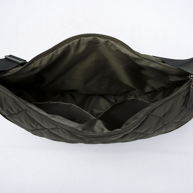 Womens High-Capacity Nylon Shoulder Crossbody Bag