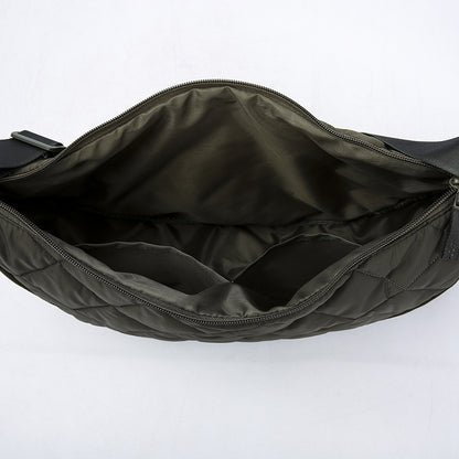 Womens High-Capacity Nylon Shoulder Crossbody Bag