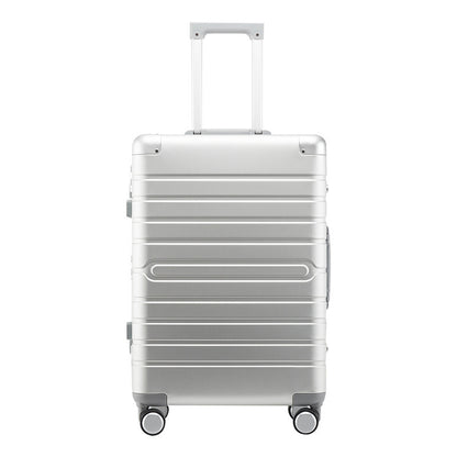 simple aluminum magnesium alloy universal wheel trolley case