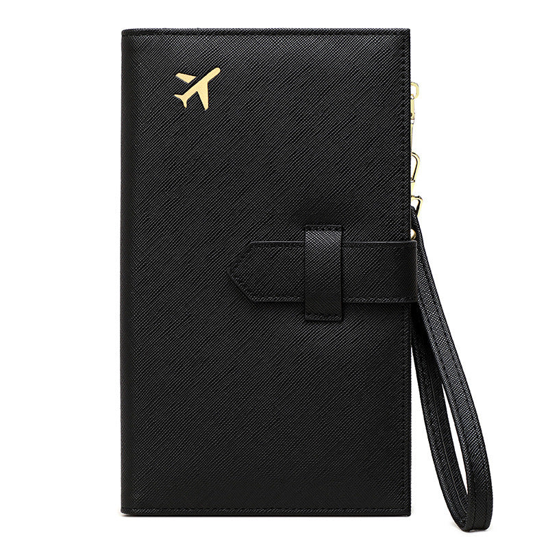 rfid anti magnetic passport holder multifunctional long ladies wallet
