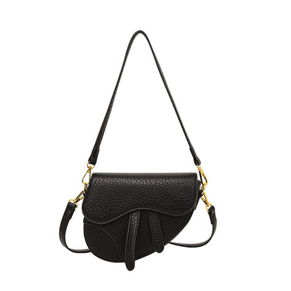womens simple shoulder saddle crossbody bag