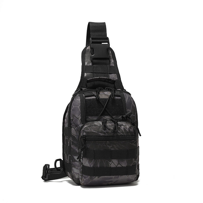 oxford cloth cycling bag camouflage outdoor sports small chest pannier bag