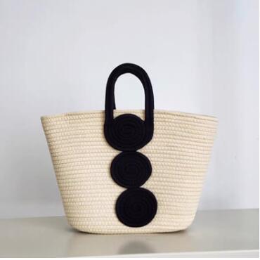 hand woven bag special interest design simple style lady