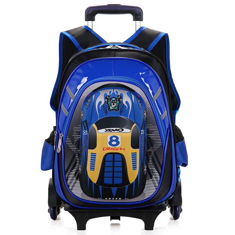 the new mens detachable trolley schoolbag reduces the burden