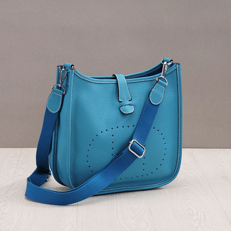 women litchi stria leather crossbody shoulder togo classic purse handbag bags h