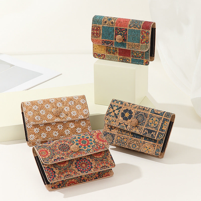 original advanced cork expanding card holder