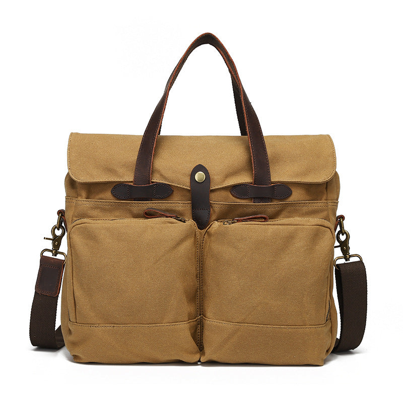 portable briefcase mens one shoulder crossbody outdoor travel