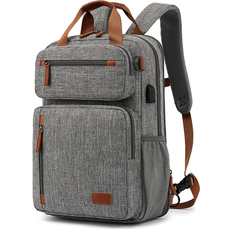 student large capacity waterproof schoolbag 156 inch computer backpack