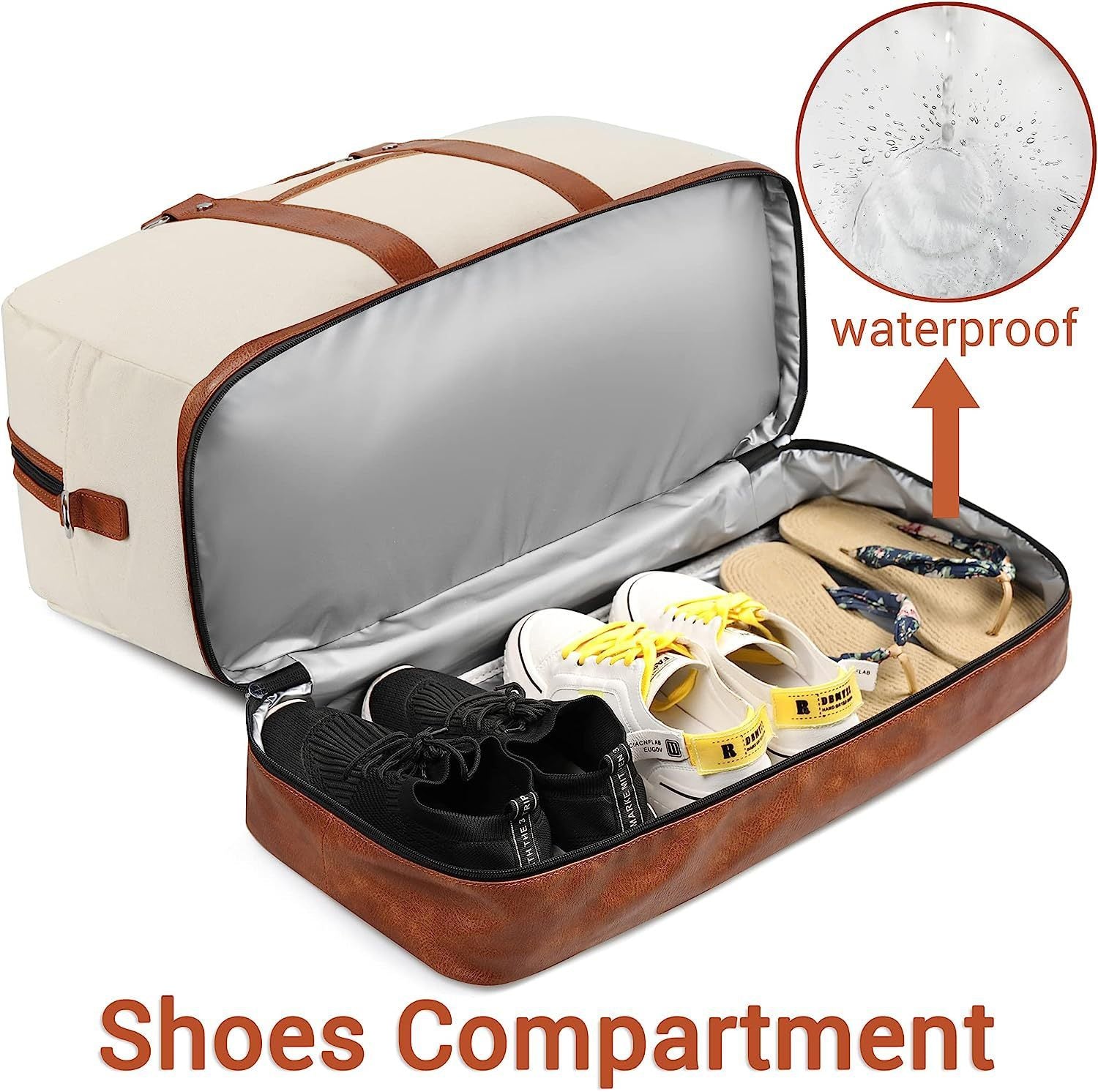 large capacity waterproof and wear resistant handbag