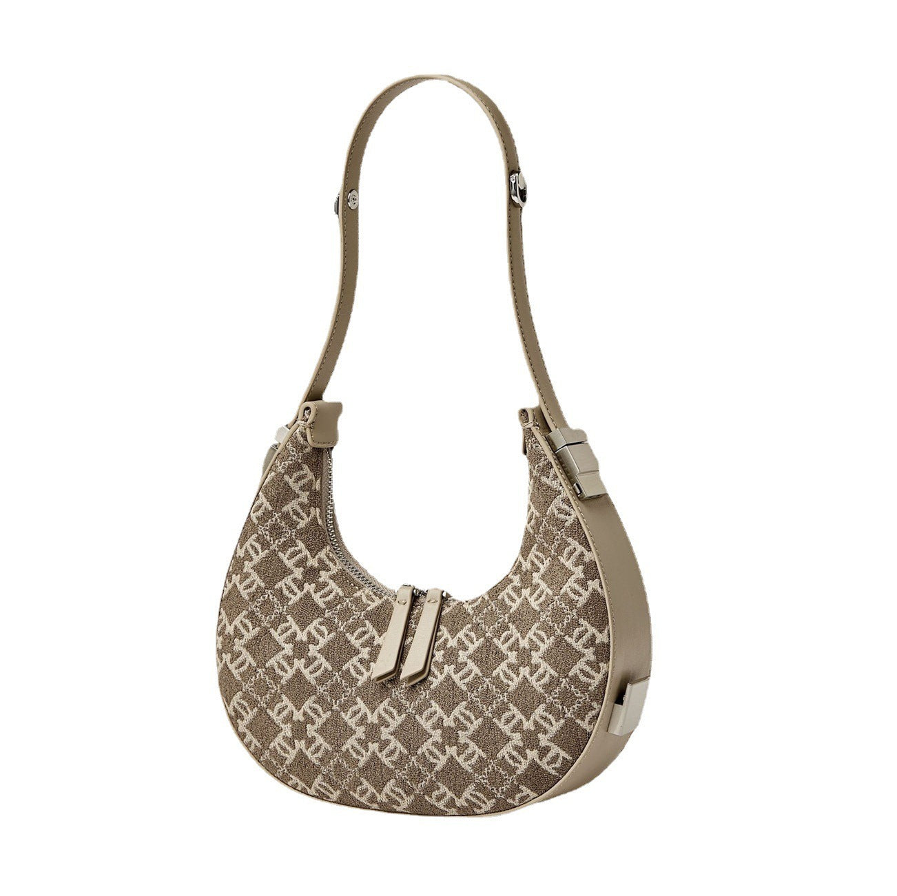 woolen crescent canvas niche womens bag