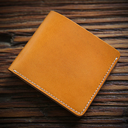 mens fashion handmade vintage first layer cowhide short money clip