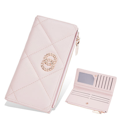 new wallet womens long zipper coin purse multi card slots wallet womens korean clutch