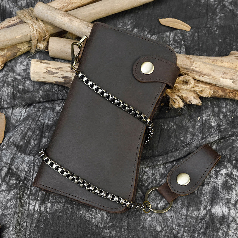 mens crazy horse leather wallet