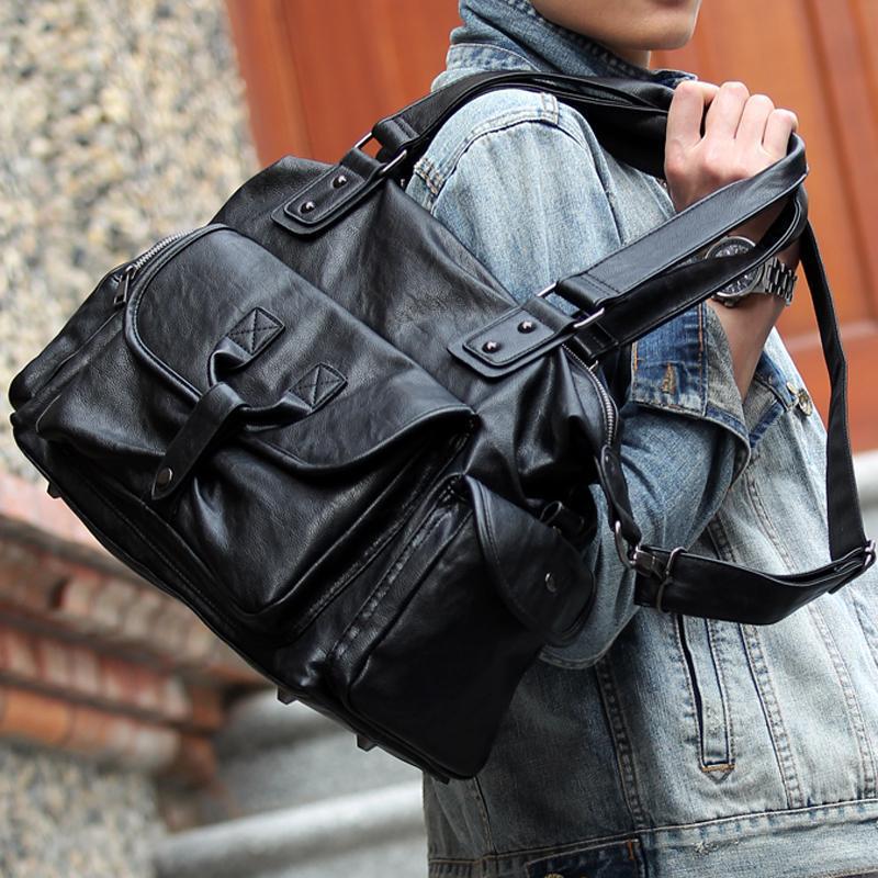 fashion personality hand carrying mens traveling bag