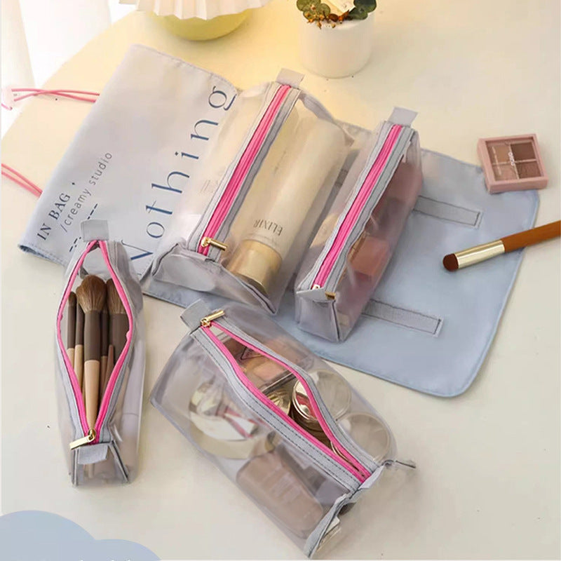 folding storage bag travel portable cosmetic bag detachable wash bags