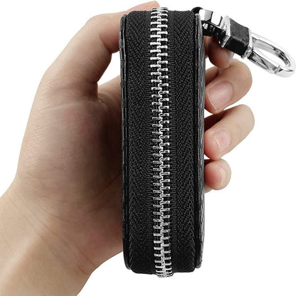 car shield zipper carbon fiber keys box