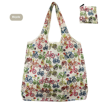 Folding Shopping Cartoon Portable Large Capacity Portable Grocery Bag