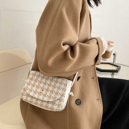 autumn and winter french saddle bag for women