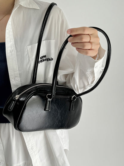 ballet style bow portable silver bag