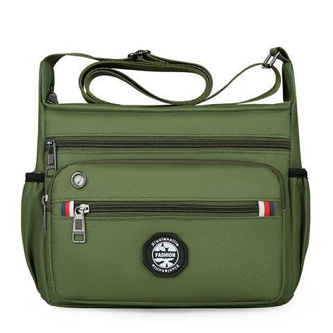 large capacity mens shoulder multi pocket messenger bag
