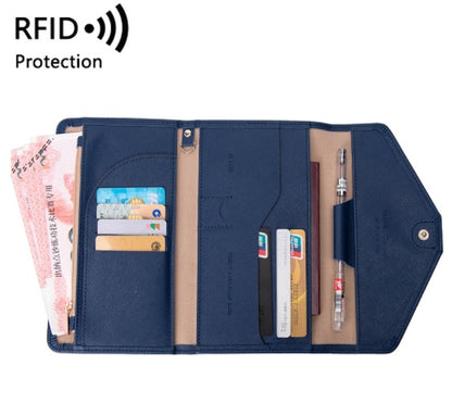 rfid multi function air ticket certificate bag male and female passport holder