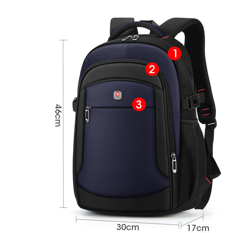 casual mens laptop bag fashion student school bag